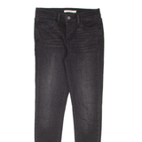 LEVI'S 710 Womens Jeans Black Slim Skinny W27 L30