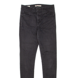 LEVI'S 310 Shaping BIG E Womens Jeans Black Slim Skinny W27 L32