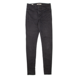LEVI'S 310 Shaping BIG E Womens Jeans Black Slim Skinny W27 L32