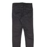 LEVI'S 310 Shaping BIG E Womens Jeans Black Slim Skinny W27 L32