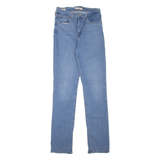 LEVI'S 724 High Rise BIG E Womens Jeans Blue Regular Straight W26 L32