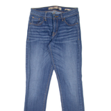 GUESS Power Curvy Mid Womens Jeans Blue Slim Skinny Stone Wash W27 L30