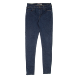 LEVI'S 720 High Rise Womens Jeans Blue Slim Skinny W28 L30