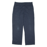 DICKIES Workwear Mens Trousers Blue Regular Straight W36 L32