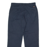 DICKIES Workwear Mens Trousers Blue Regular Straight W36 L32
