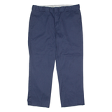 DICKIES 874 Original Workwear Mens Twill Trousers Blue Regular Straight W40 L30