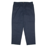 DICKIES Workwear Mens Trousers Blue Regular Straight W42 L32