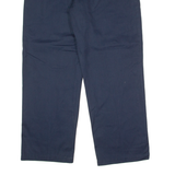 DICKIES Mens Twill Trousers Blue Relaxed Straight W38 L30