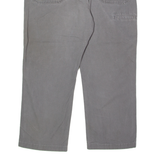 DICKIES Carpenter Workwear Mens Canvas Trousers Grey Regular Straight W40 L30