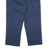 DICKIES Blanket Lined Workwear Mens Twill Trousers Blue Regular Straight W38 L28