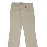 DICKIES Chino Womens Trousers Beige Regular Wide-Leg W28 L32