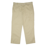 DICKIES 874 Original Workwear Mens Twill Trousers Beige Regular Straight W38 L28