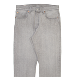 LEVI'S 501 BIG E Jeans Womens Grey Regular Straight Stone Wash W30 L26