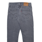 LEVI'S 512 BIG E Jeans Mens Grey Slim Tapered Stone Wash W30 L26