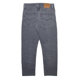 LEVI'S 512 BIG E Jeans Mens Grey Slim Tapered Stone Wash W30 L26