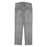 LEVI'S 511 Jeans Mens Grey Slim Straight Stone Wash W32 L32