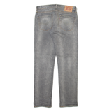 LEVI'S 511 Jeans Mens Grey Slim Straight Stone Wash W32 L32