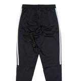 ADIDAS Mens Track Pants Black Tapered XS W24 L28
