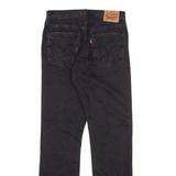 LEVI'S 501 Jeans Distressed Womens Grey Regular Straight W27 L30