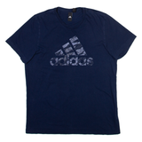 ADIDAS Mens T-Shirt Blue M