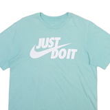 NIKE Mens T-Shirt Blue S