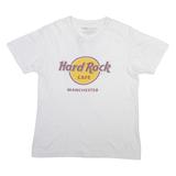 HARD ROCK CAFE Manchester Mens T-Shirt White M