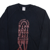 NIKE Mens T-Shirt Black Long Sleeve M