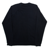 NIKE Mens T-Shirt Black Long Sleeve M