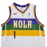 NIKE NBA New Orleans Pelicans Mens Jersey White Sleeveless USA V-Neck M