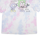 H&M Rick And Morty Mens Tie Dye T-Shirt Pink XL