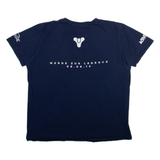 GILDAN Mens T-Shirt Blue L