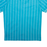 FB SISTER Button Up Mens T-Shirt Blue V-Neck XS