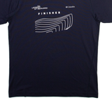 COLUMBIA Mens T-Shirt Black L