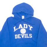 RUSSELL ATHLETIC Ladies Devils Womens Blue Hoodie USA L