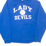 RUSSELL ATHLETIC Ladies Devils Womens Blue Hoodie USA L