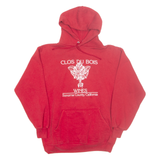 JERZEES Clos Du Bois Wines Mens Red Hoodie USA M