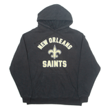 NFL New Orleans Saints Mens Black Hoodie USA M