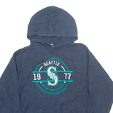 SPORT TEK Seattle Mens Blue Hoodie USA L