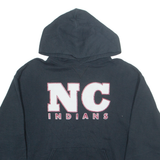 RUSSELL ATHLETIC Nc Indians Mens Black Hoodie USA L