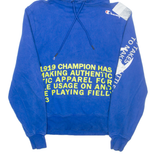 CHAMPION Mens Blue Hoodie S