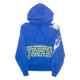 CHAMPION Mens Blue Hoodie S