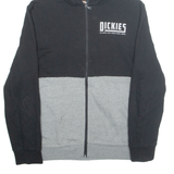 DICKIES Mens Black Hoodie Full Zip M