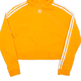 ADIDAS Womens Orange Hoodie UK 6