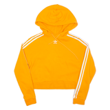 ADIDAS Womens Orange Hoodie UK 6