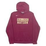 NIKE Bulldog Nation Mens Maroon Hoodie USA XL