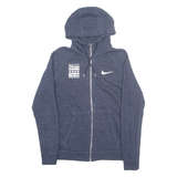 NIKE Bank Of America Mens Blue Hoodie Full Zip USA M