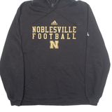 ADIDAS Noblesville Football Mens Black Hoodie USA L