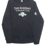 ADIDAS The Academy Volleyball Club Girls Black Hoodie 15-16Y