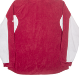 ADIDAS Hoosiers Football Fleece Mens Red Hoodie L