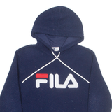 FILA Fleece Mens Blue Hoodie M